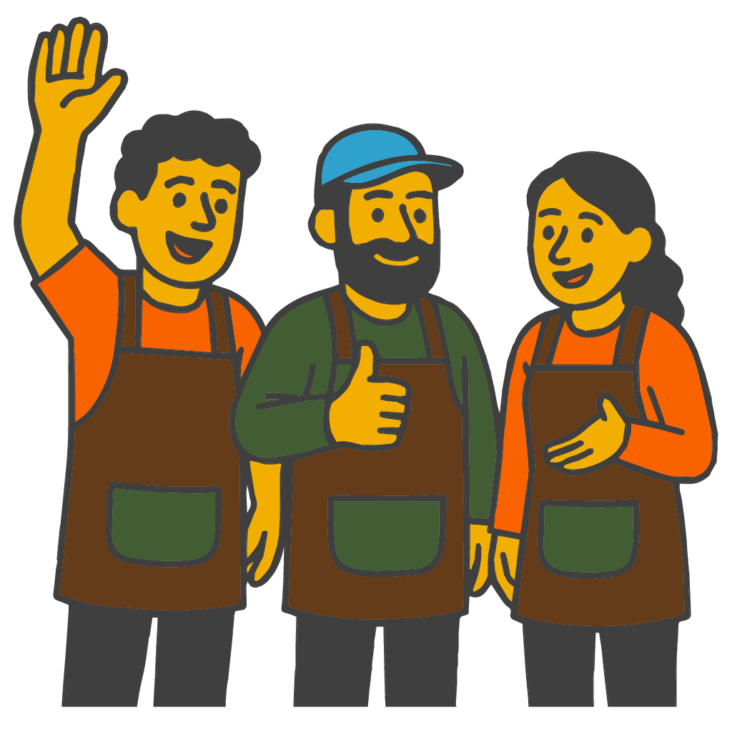 Illustration of classroom indoor grow units