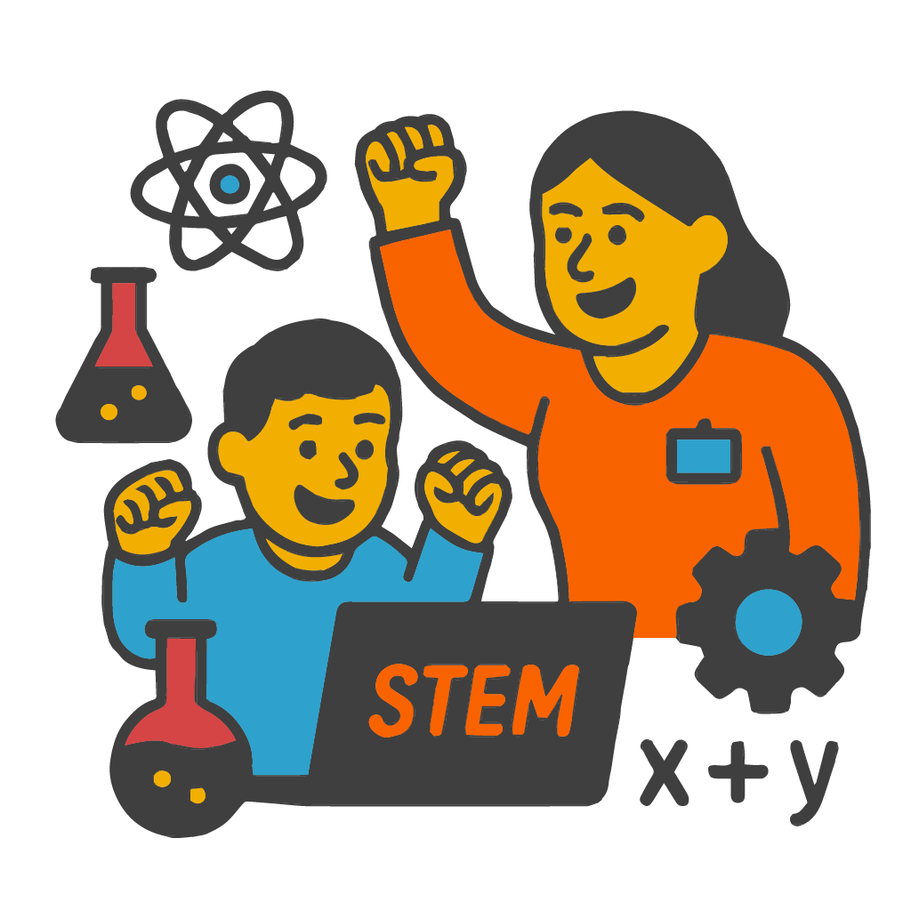Illustration of students exploring STEM Minds programs